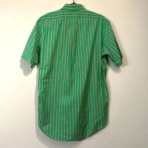Ralph Lauren Men’s Short Sleeve Striped Button Down size M - Picture 6 of 11